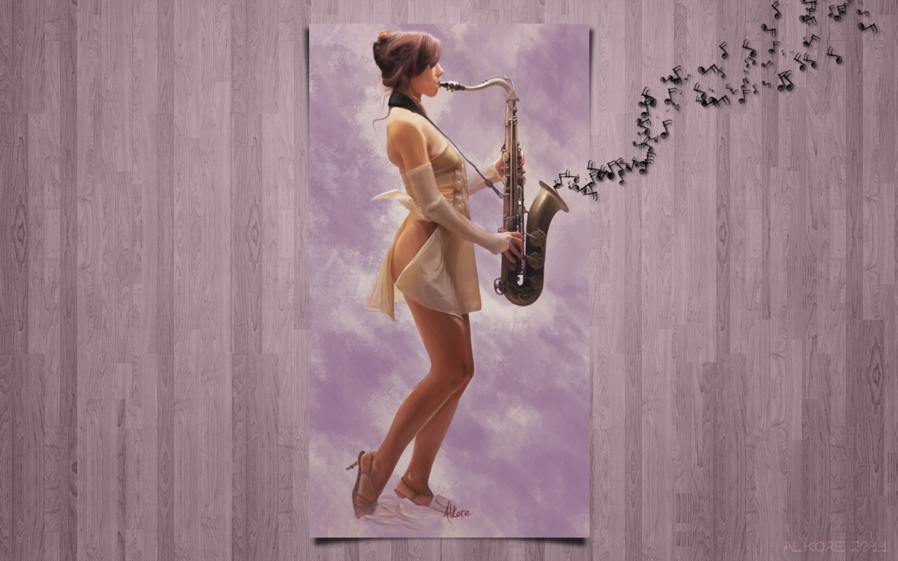 Saxy girl
