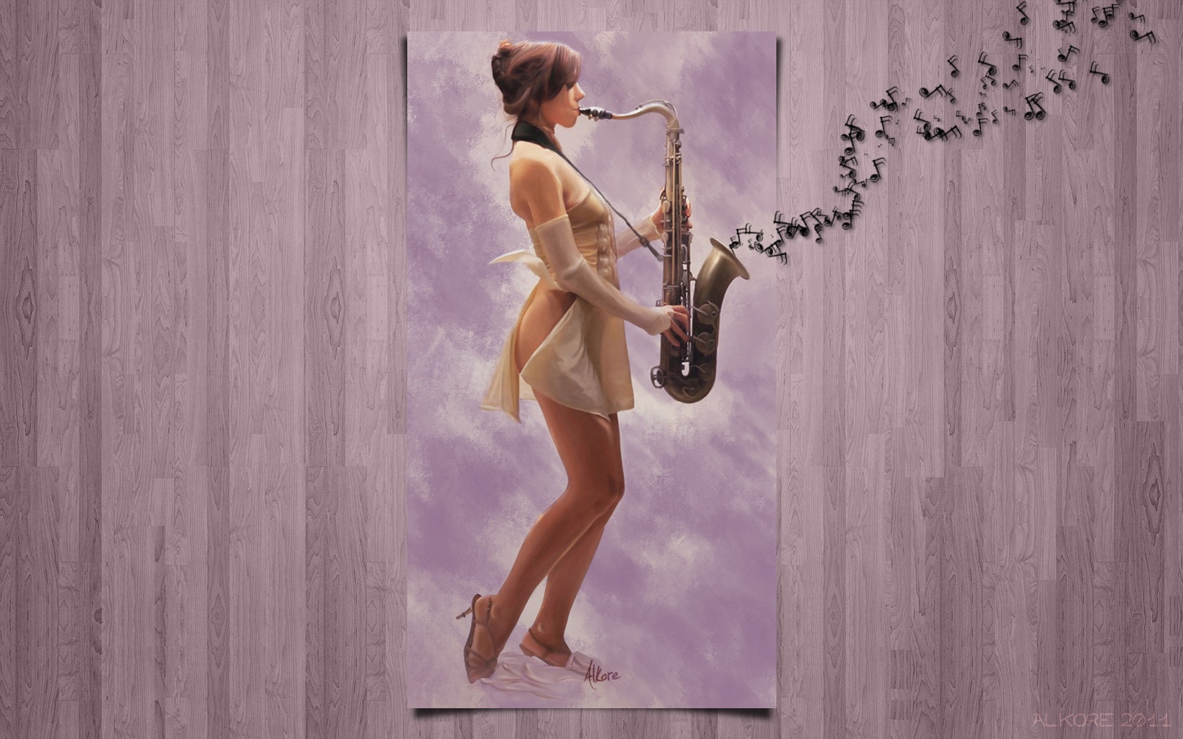 Saxy girl