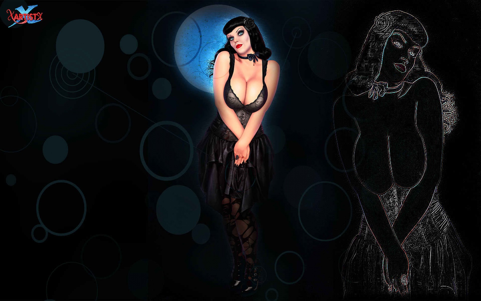 Vampire Biatch-BBW Art